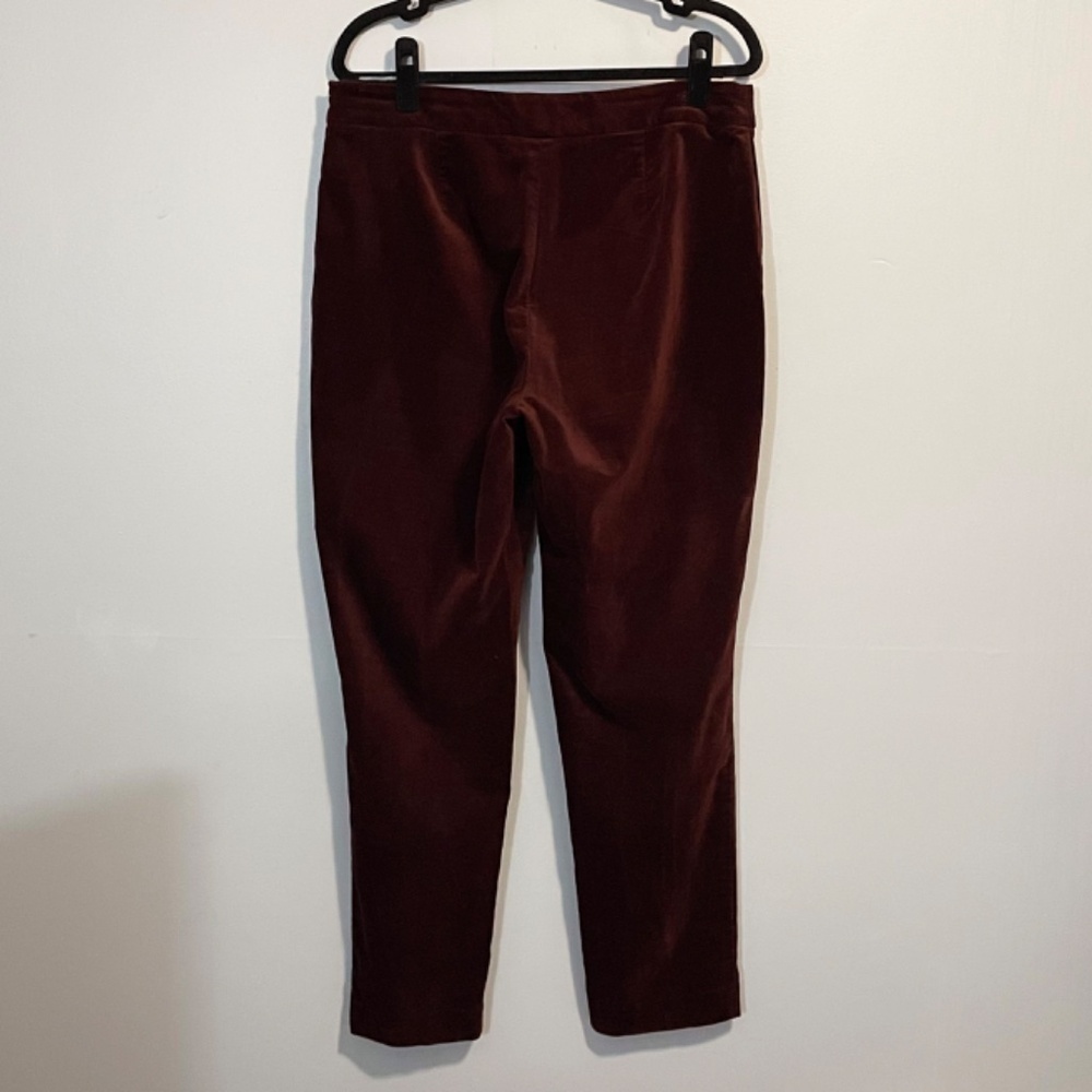 Talbots Burgundy Ankle Pants - Picture 3 of 6